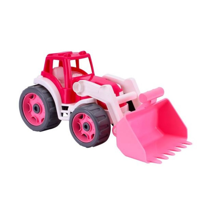 Tractor de jucarie, TechnoK, Roz