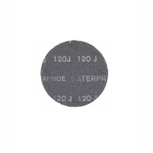 Trade-Shop - 2 piastre abrasive in chiusura, 125 mm, 8 fori
