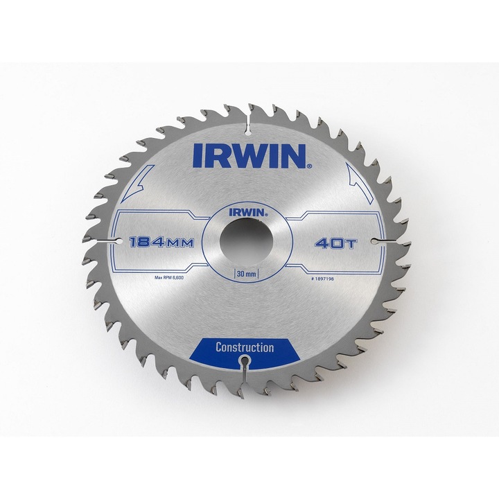 Panza fierastrau circular, Irwin, 184x30x2.5mm, ATB