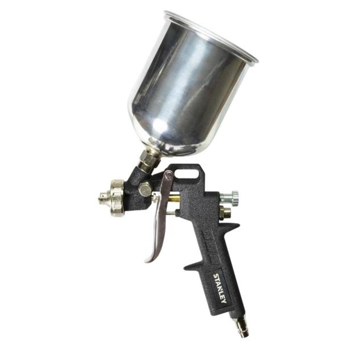 Pistol de vopsit, Stanley, Cu rezervor 500ml, duza 1.5 mm, Presiune 2 bar