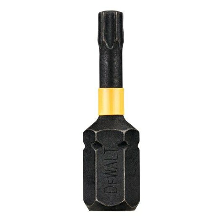 Set 5 biti de surubelnita cu impact, Dewalt, T10x25mm