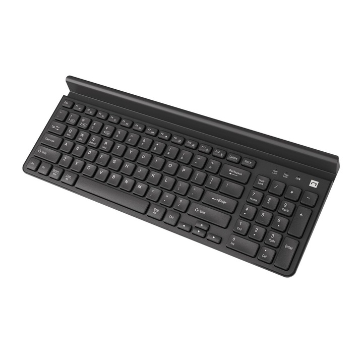 Natec Felimare Wireless Bluetooth Keyboard Black US, 254141, Billentyűzet