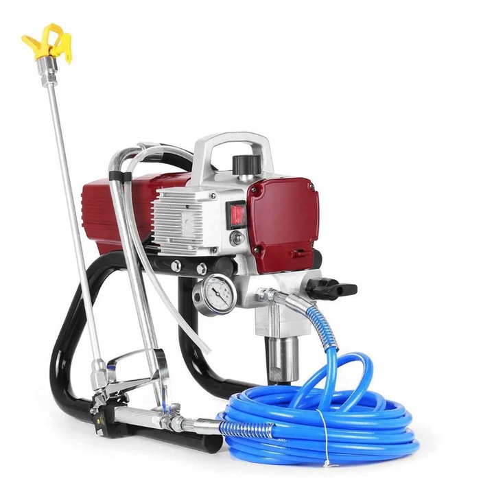 Agregat de vopsit profesional, Rosfix, Strong Storm, 2000W, Mobil, Reglaj presiune, 14kg