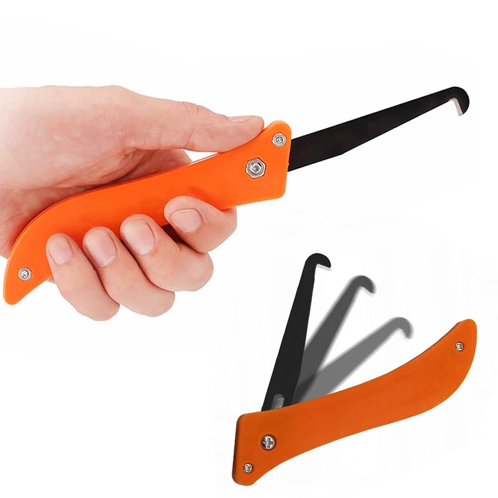 Unelte pentru indepartarea chitului, Rosfix, plastic, portocaliu/negru
