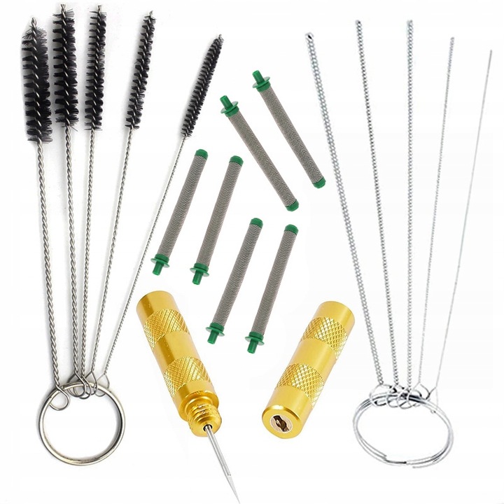 Set de curatare, Rosfix, Metal, Auriu