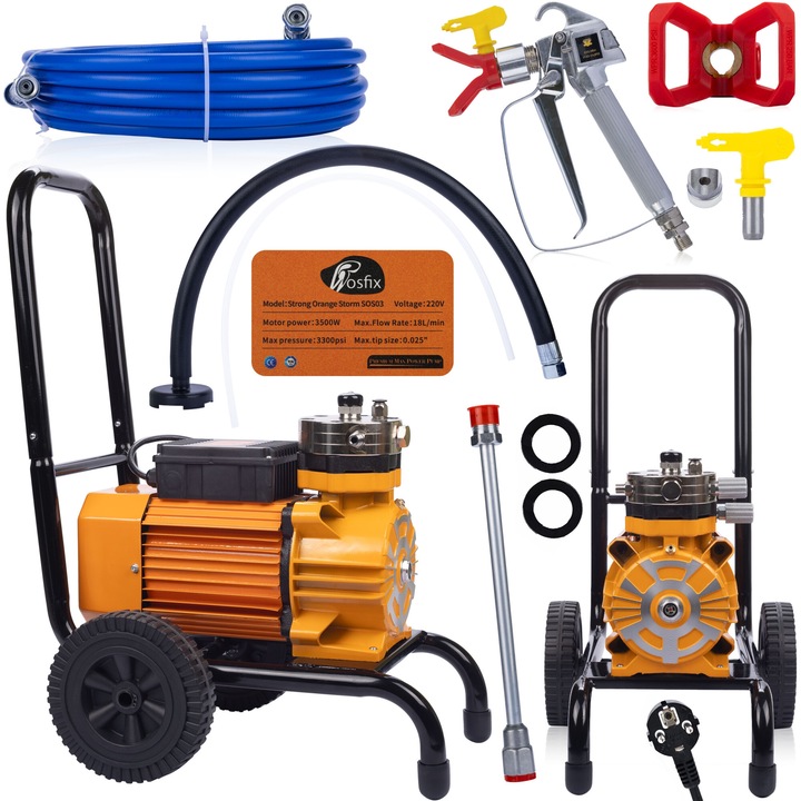Unitate de vopsit, Rosfix, SBS03, 3500W, 18L/MIN