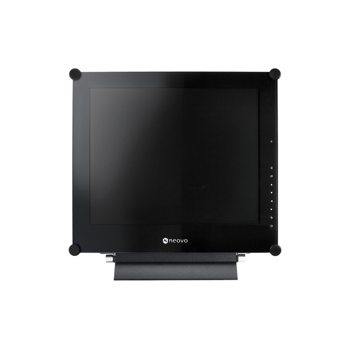 Monitor AG Neovo X-17EW, 17inch, TN, LED, 1280x1024, 3ms, 20mln: 1, HDMI, DisplayPort, DVI, VGA, Negru