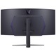 Монитор LG 45GR95QE-B, 44.5" Ultragear OLED AG/LR 0.03ms, 21:9 Curved 800R Gaming WQHD (3440x1440), 240HZ, 1000cd/m, CR:1500000:1, AMD FreeSync, NVIDIA G-Sync, HDR10, VRR, USB 3.0, HDMI 2.1, DP, PIP, PBP, SPDIF, DTS HP:X, Height, Swivel, Tilt, 45GR95QE-B