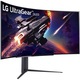 Монитор LG 45GR95QE-B, 44.5" Ultragear OLED AG/LR 0.03ms, 21:9 Curved 800R Gaming WQHD (3440x1440), 240HZ, 1000cd/m, CR:1500000:1, AMD FreeSync, NVIDIA G-Sync, HDR10, VRR, USB 3.0, HDMI 2.1, DP, PIP, PBP, SPDIF, DTS HP:X, Height, Swivel, Tilt, 45GR95QE-B