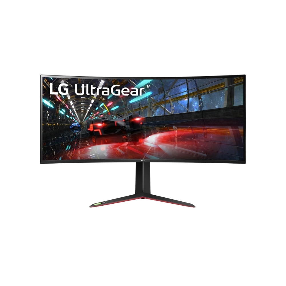 LG Ultrawide 38WP85C-W 37.5 UW-QHD+ Curved Screen LCD Monitor, 21:9,  Silver, White 
