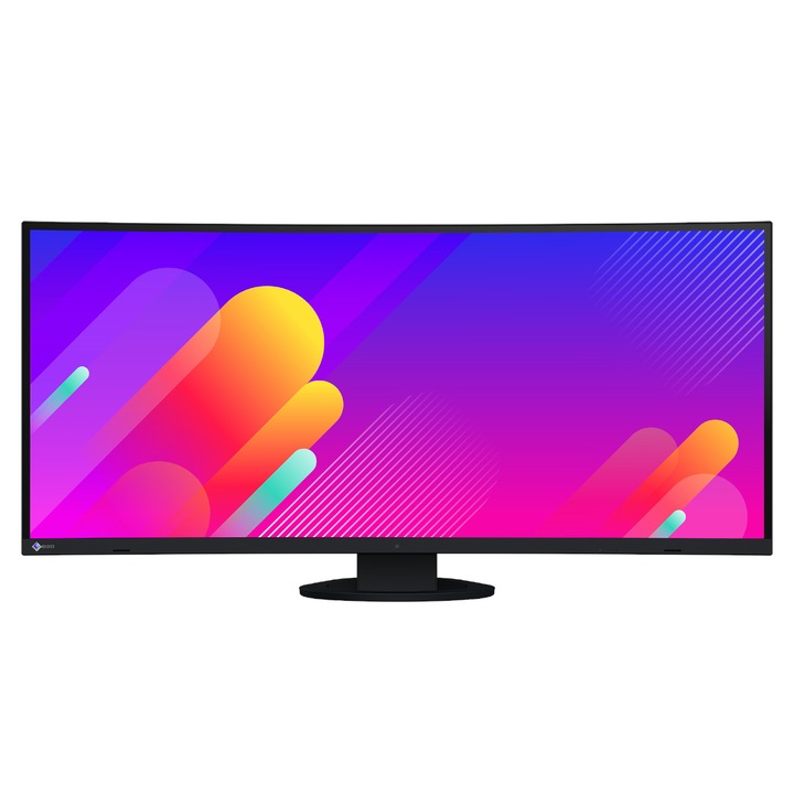 Монитор EIZO EV3895-BK 37.5 inch 3840x1600, 24:10, 300 cd/m2, 178/178, IPS LED, USB-C, Display Port, 2xHDMI, LAN, 2xUSB 3.1 hub, Speakers, PbP, KVM, черен EV3895-BK