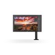 Монитор LG 32UN880P-B, 31.5" UltraFine Ergo 4K, IPS AG, DCI-P3 95%, 5ms, 350 cd/m2, 1000:1, 3840x2160, HDR 10, USB Type-C, USB, HDMI, DisplayPort, AMD FreeSync, Speaker 5Wx2, Game Mode, Reader Mode, PIP, Tilt/Height/Swivel/Pivot/ Extend/Retract 32UN880P-B