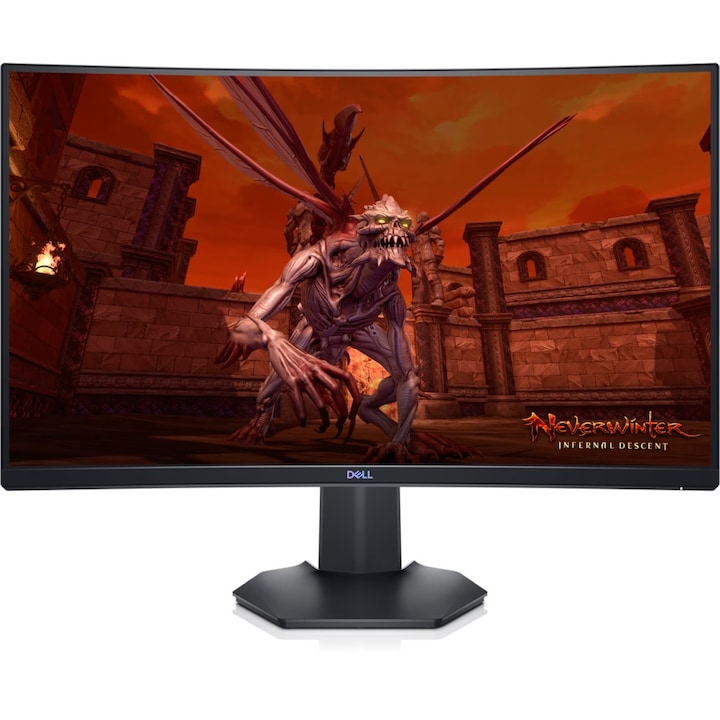 Монитор Gaming VA LED DELL 27", Извит, FHD, 144Hz, 1ms, 4ms, 350 cd/m2, VESA, DP, HDMI