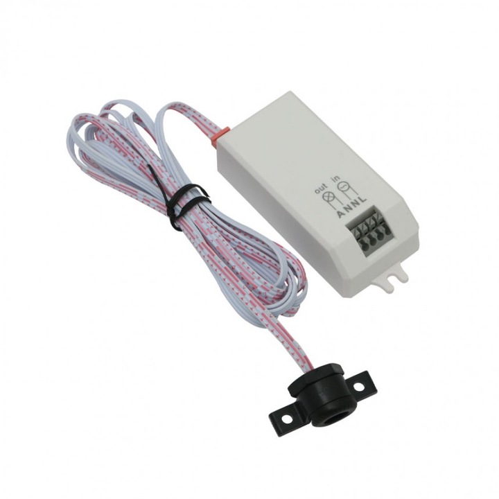 Инфраред сензор за близост Lightex, 220-240V, max 400W, IP20