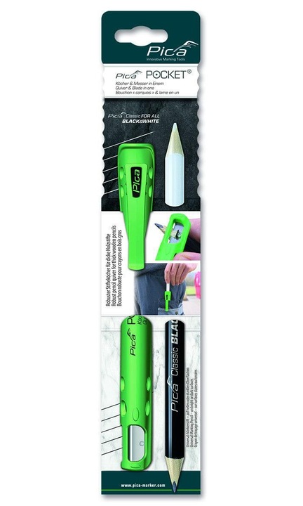 Set creion cu ascutitor, Pica-Marker, Multicolor