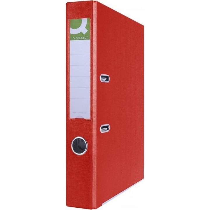 Biblioraft cu 2 inele Q-Connect Hero A4 55 mm, rosu