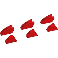 Set 3 perechi falci de protectie, KNIPEX, Plastic, Rosu