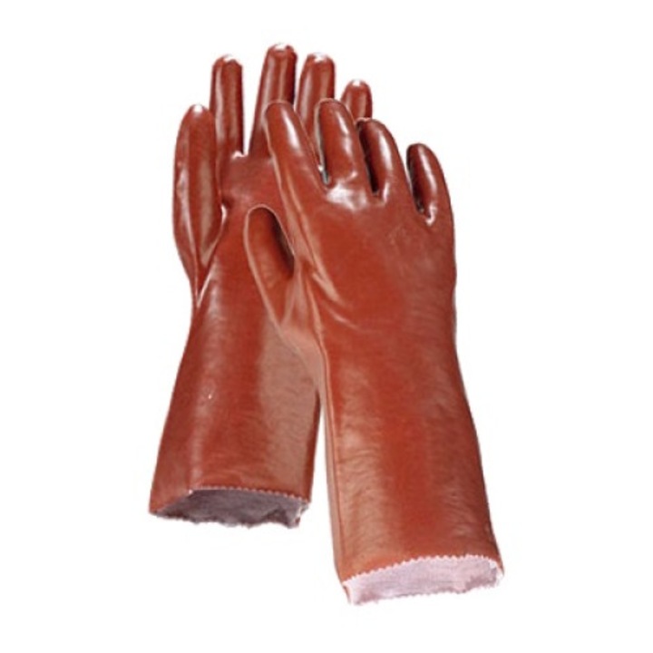 Manusi de protectie, PVC, Maro, 45cm
