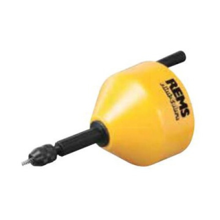 Dispozitiv de curatare a tevilor, REMS, Plastic/Fibra de sticla, 75mm, Galben/Negru