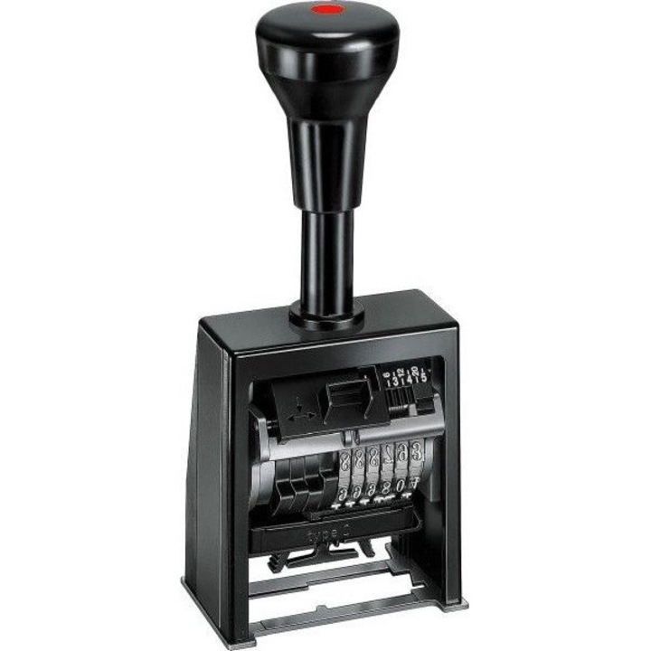 Stampila, Reiner, Plastic/Metal, 4.5 mm, Negru