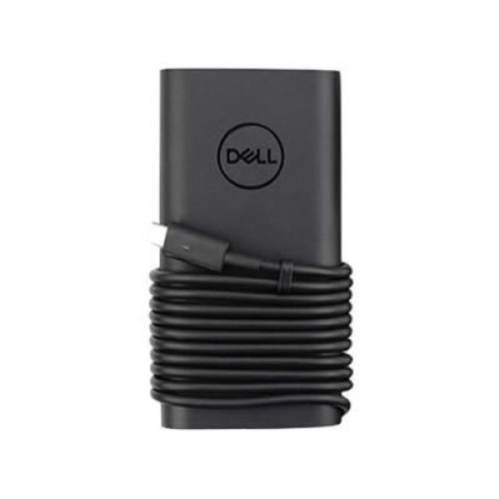 USB-C AC адаптер E5, Dell, черен