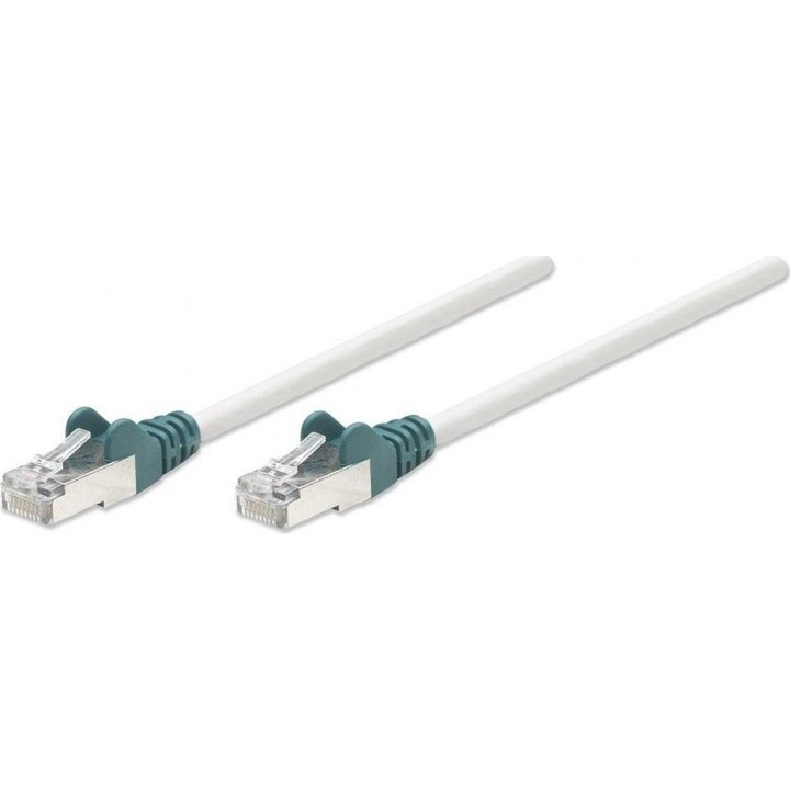 Кабел Patchcord, Intellinet, Copper, Cat.5e SFTP, CrossOver, 2 m, сив
