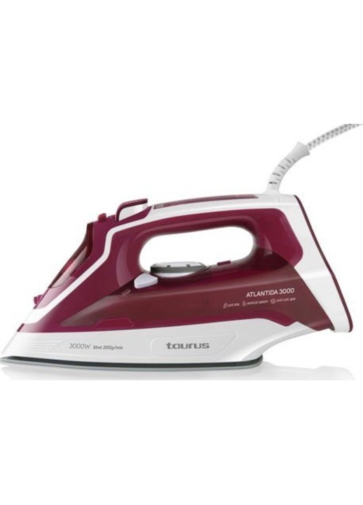 Fier de calcat, Taurus, 3000W, Rosu