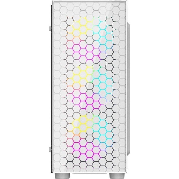 Carcasa RAIJINTEK PAEAN C7, ATX, Sticla Temperata, Alb