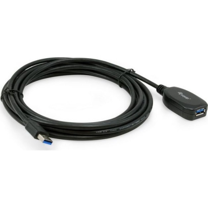 Cablu extensie USB 3.0, Equip, A -> A, St/Bu, 5 m, 5Gbps