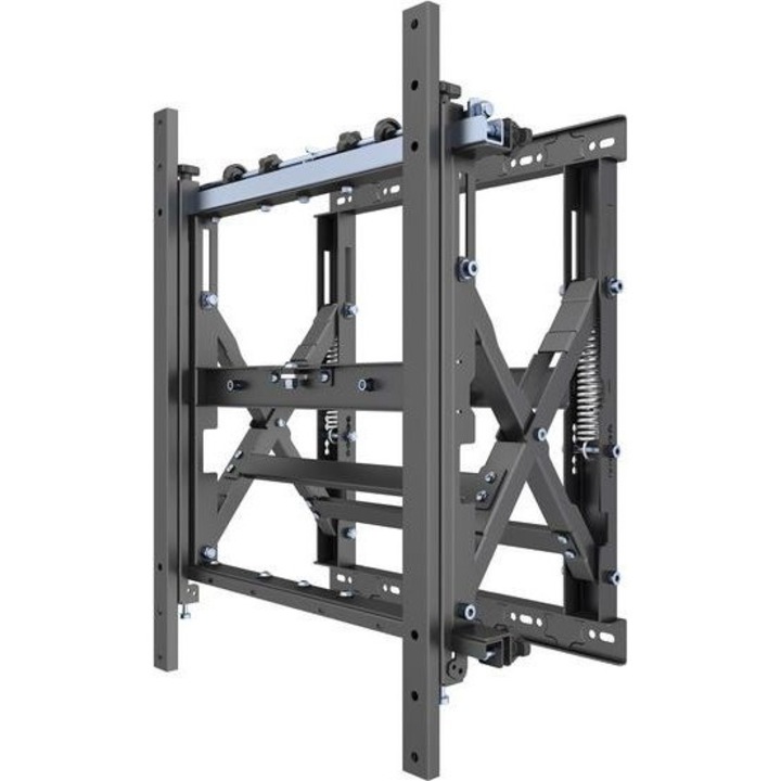 Стенна стойка за телевизор, Equip, 19"-55", 50 кг, черна