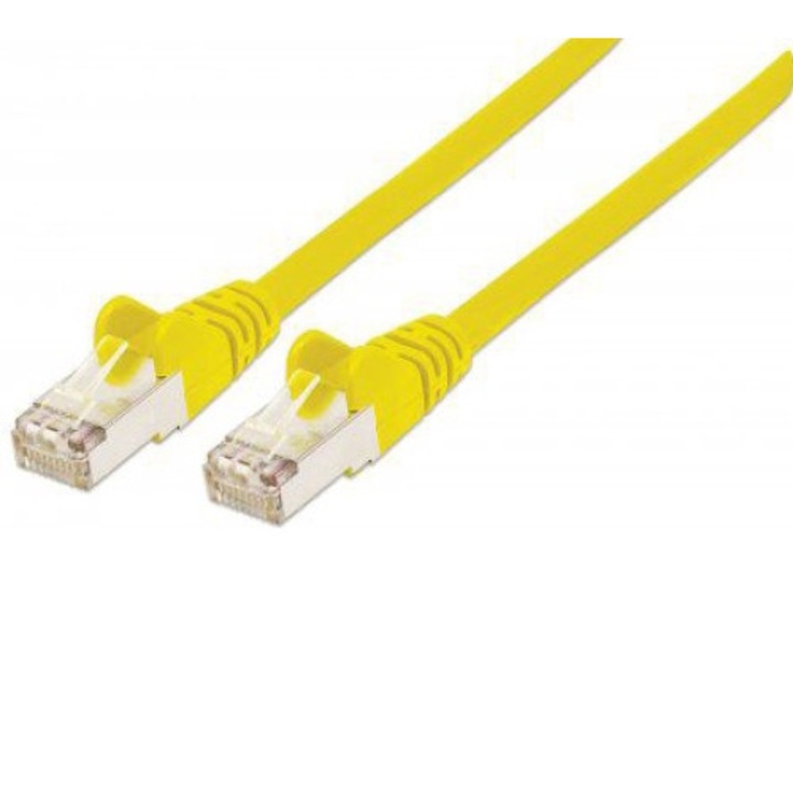 Cablu de retea, Intellinet Network Solutions, Cat6a-Stecker/Cat7-Rohkabel, 5m, Galben
