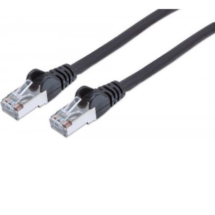 Cablu de retea, Intellinet Network Solutions, Cat6a-Stecker/Cat7-Rohkabel, 1.5m, Negru