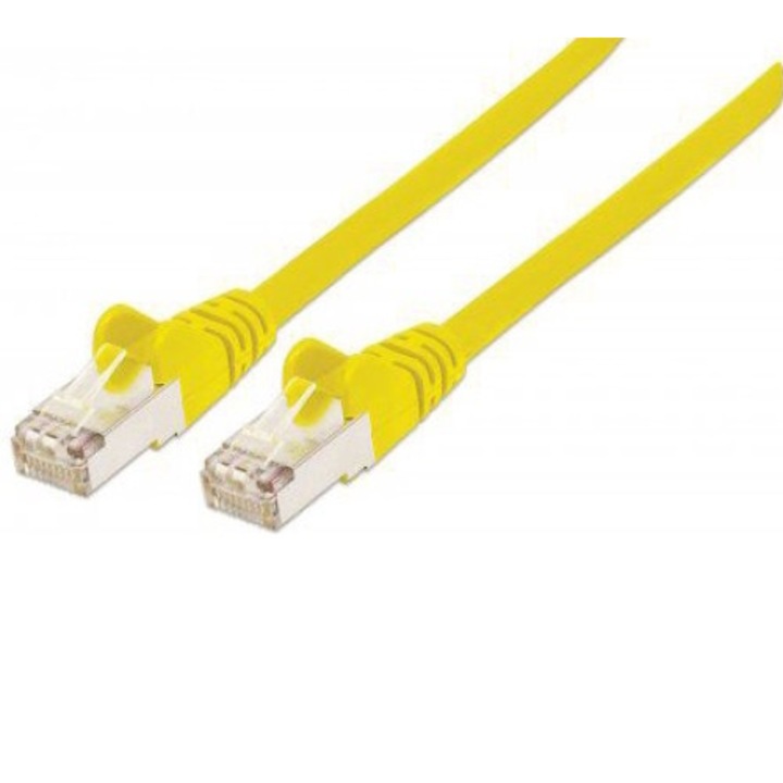 Cablu de retea, Intellinet Network Solutions, Cat6a-Stecker/Cat7-Rohkabel, 1m, Galben