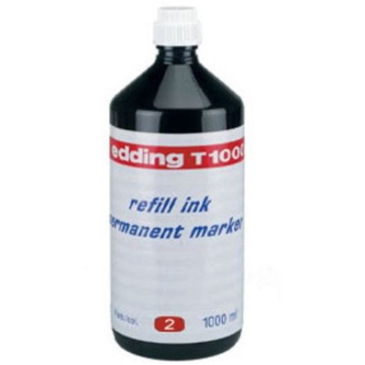 Мастило за перманентен маркер, Edding, 1000 ml, червено