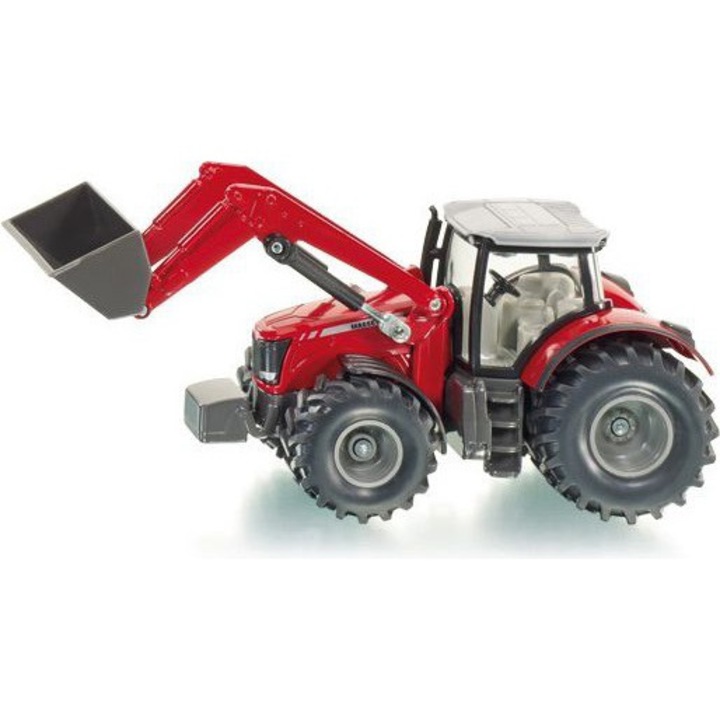 Tractor, Siku, Plastic, Incarcator, 3 ani, Rosu