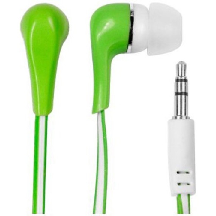 Casti telefon MEGA BASS Earphon -alb