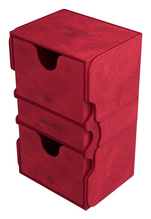 Gamegenic doboz, Stronghold 200+ XL kabrió, piros, méretek 200x200x100mm