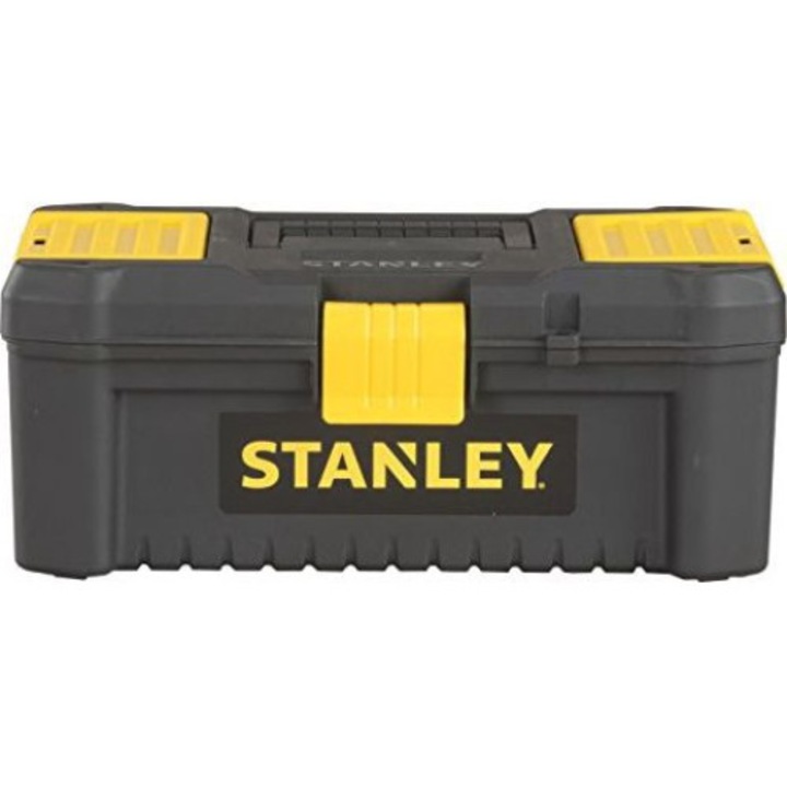 Cutie de scule Stanley Essential, Plastic, 400x200x200 mm, Negru/Galben
