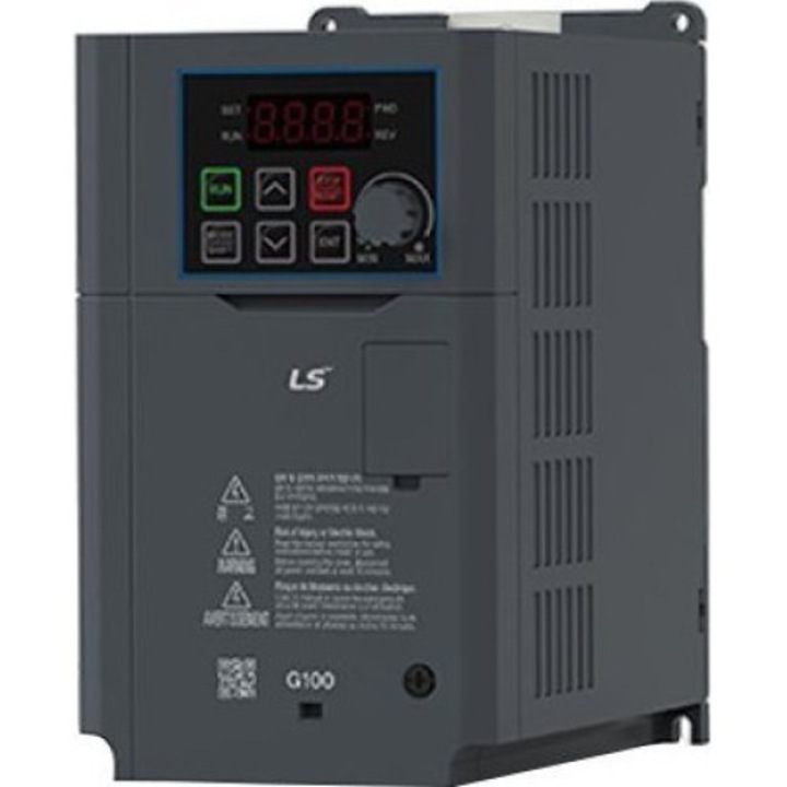 Convertor de frecventa seria LSIS G100 22kW 3x400V AC Filtru EMC C3 Tastatura LED LV0220G100-4EOFN, 1525013