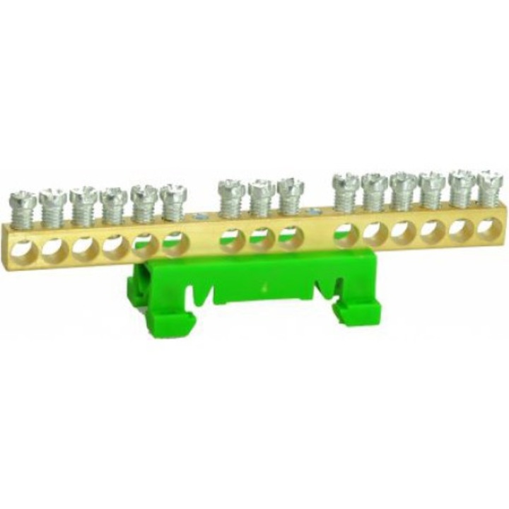 Clema de protectie, Simet, Verde, 15x16mm