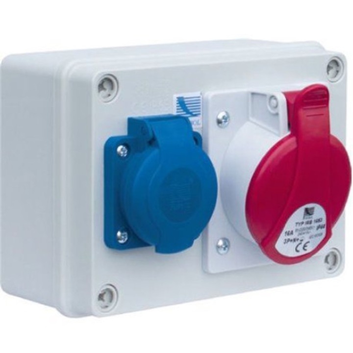 Centrala stationara, PAWBOL, 1x16A/4P, IP44