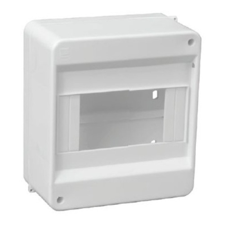 Aparatura modulara 1x6 montata la suprafata, Pawbol, Alb