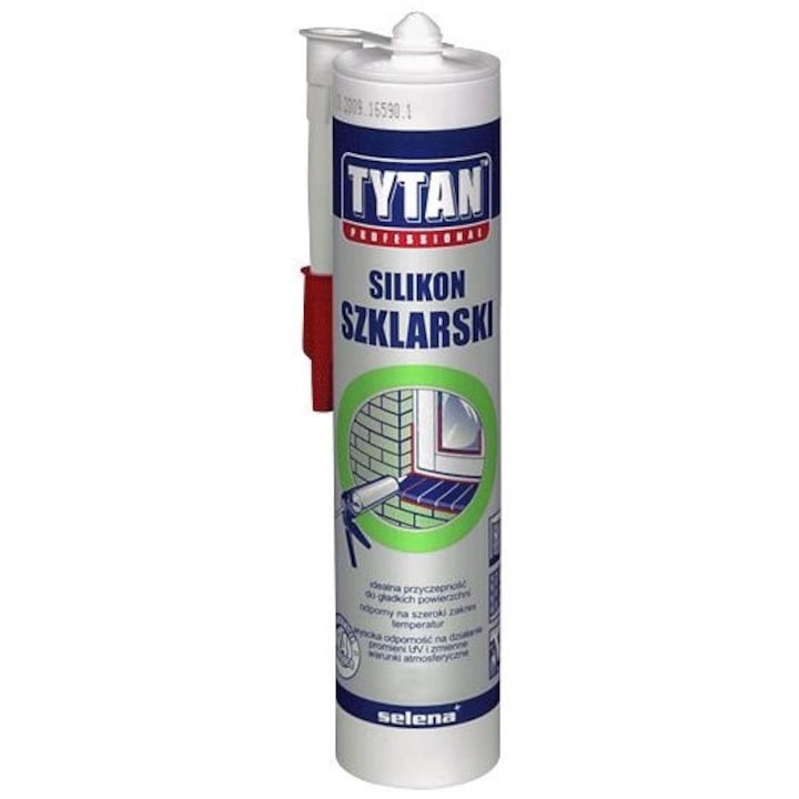 Silicon pentru acvariu, Tytan Professional, 280 ml, Alb