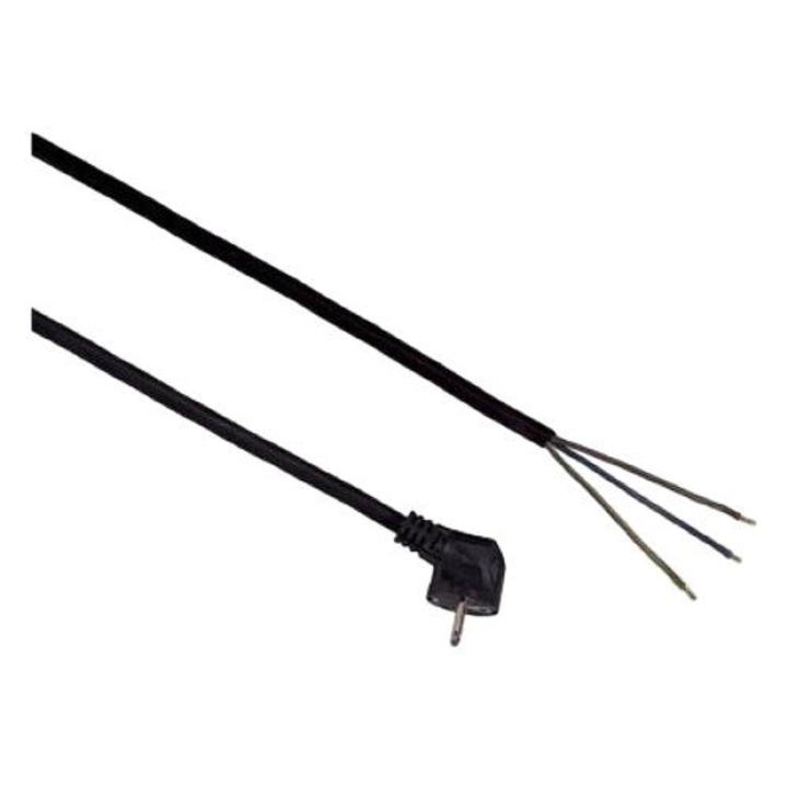 Cablu de conectare cu mufa, Elgotech, 3m, Negru