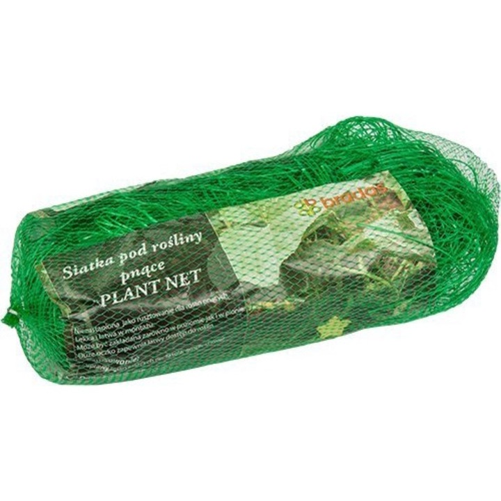 Plasa pentru plante, Bradas, PE, 2 x 10 m, Verde