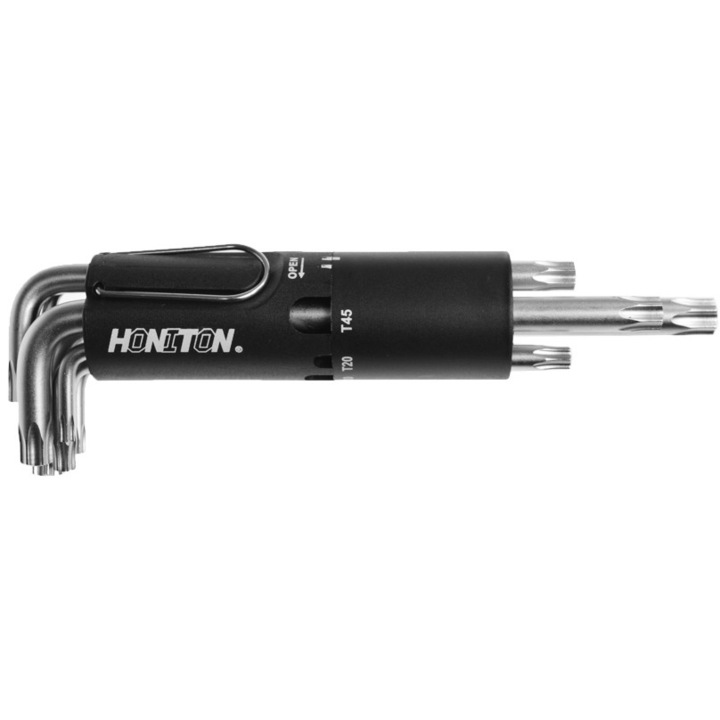 Set 8 chei imbus Honiton, Torx, T10-T50, Argintiu