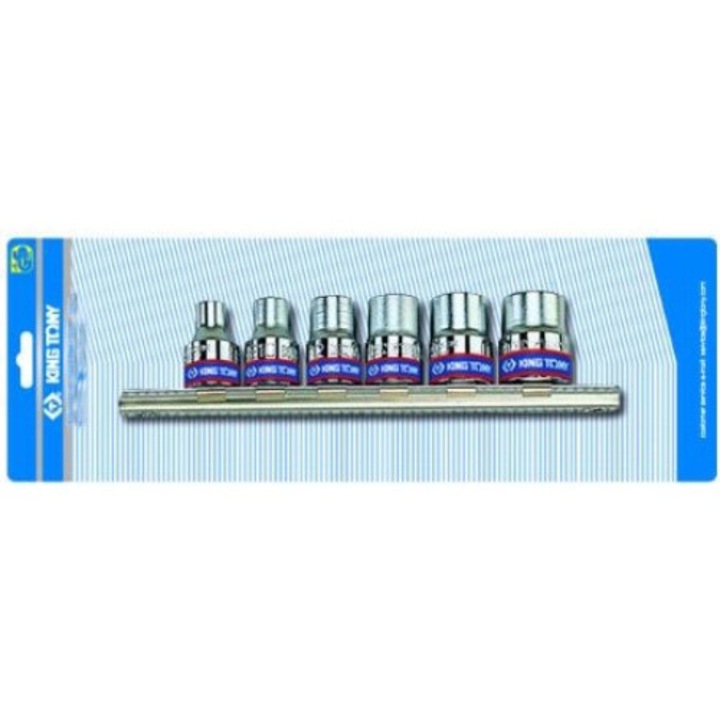 Set biti, King Tony, 6 bucati, 3/8 inch