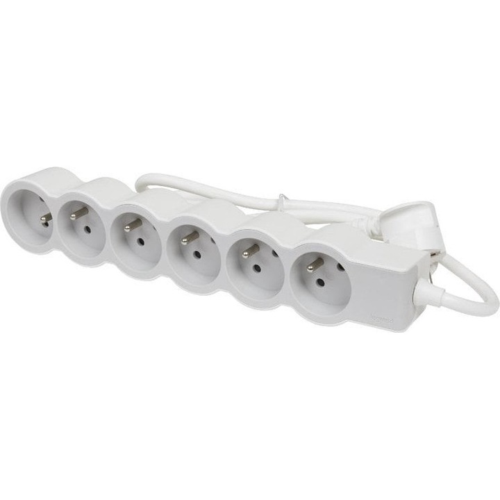 Удължител, Legrand, 3 м, Бял