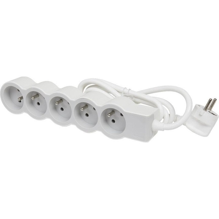 Удължител, Legrand, 3 м, Бял