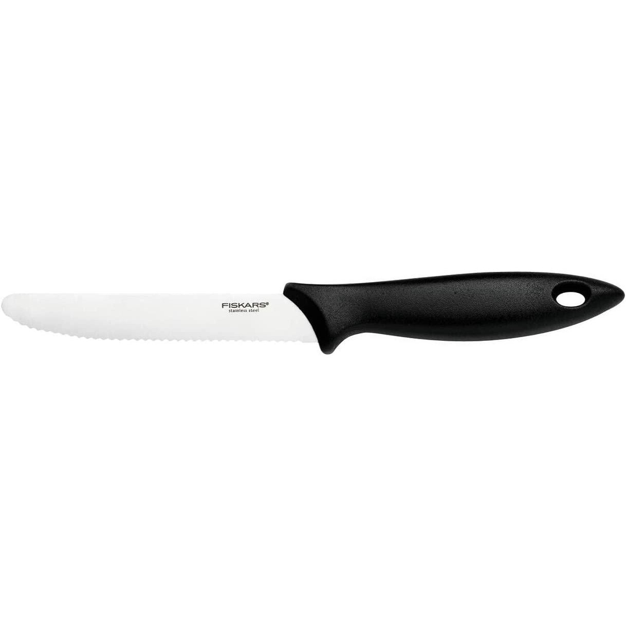 Cutit Rosturi Cutit pentru rosii Essential, Fiskars, 12 cm, Negru/Argintiu - eMAG.ro